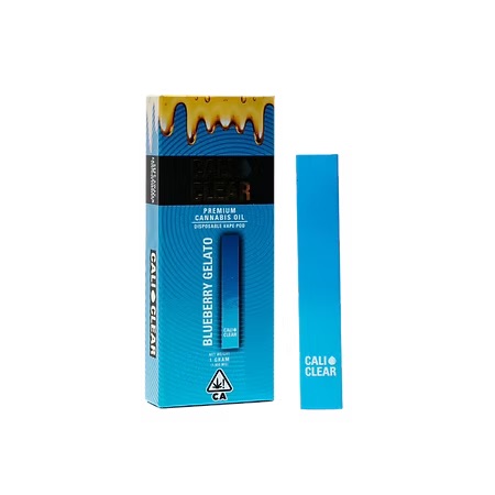 Cali Clear Blueberry Gelato – 1G THC All-In-One Disposable