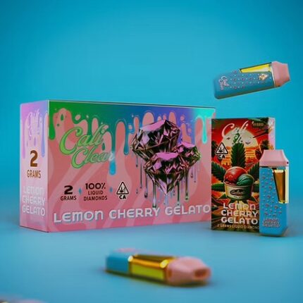 Cali Clear Lemon Cherry Gelato – 2G Liquid Diamonds Disposable – Hybrid