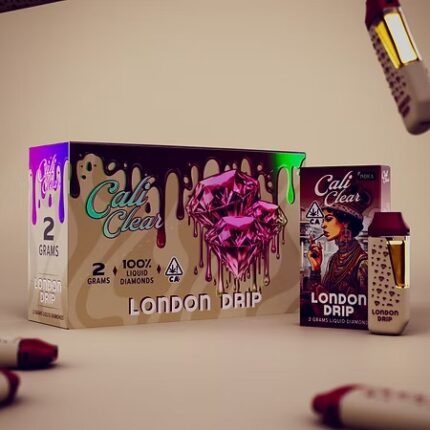 Cali Clear London Drip – 2G Liquid Diamonds Disposable – Indica