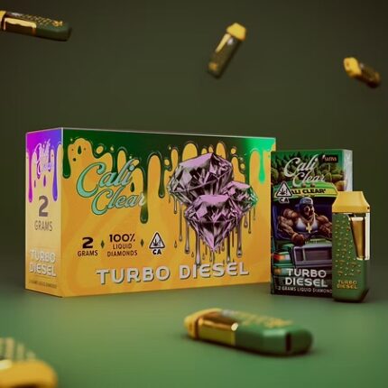 Cali Clear Turbo Diesel – 2G Liquid Diamonds Disposable – Sativa