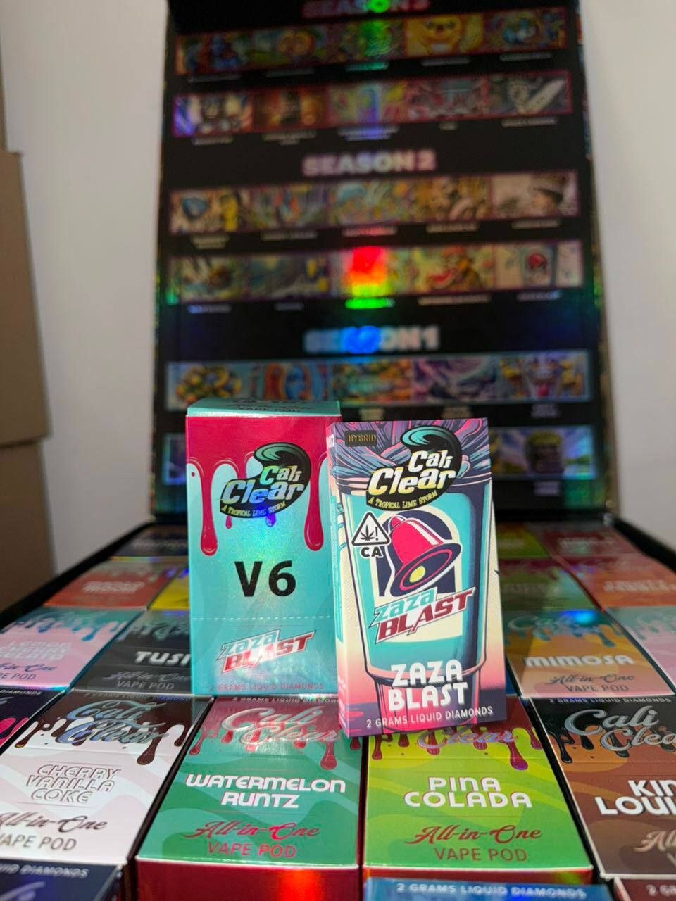 Cali-Clear-V6-Disposable-Vape-Zaza-Blast-Flavor.08.52 Cali Clear V6 Disposable 2G